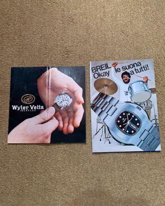 Cataloghi orologi vintage Longines,Vetta,Breil