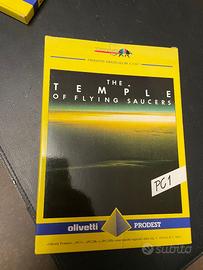 Game THE TEMPLE OF FLYING SAUCERS  x  OLIVETTI PC1