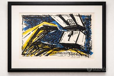 Vinicio Berti disegno a tempera  50x70