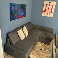 divano letto angolare con contenitore Ikea