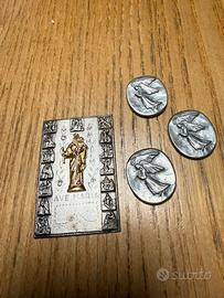 Placchetta religiosa e pocket angel tascabile vint