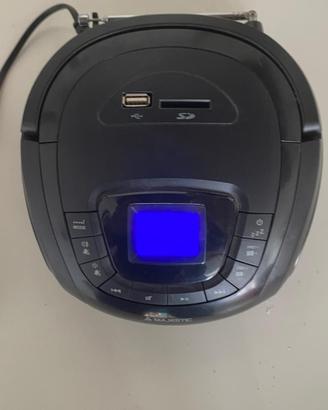 Stereo Compatto Majestic AH-240 MP3 US SD, Nero