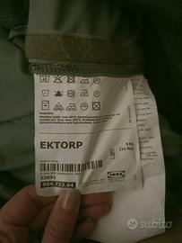 Cover grigia per Divano Ikea Ektorp 3 posti + pouf