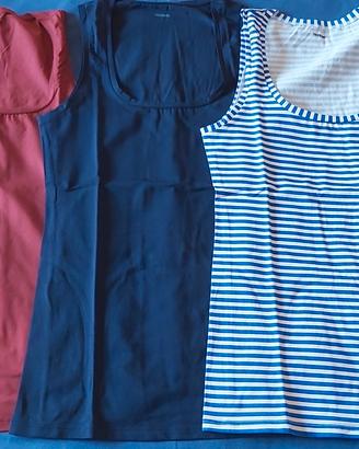 n. 5 canotte Tezenis- taglia M