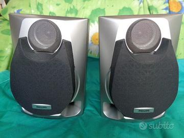 2 casse Philips x impianti stereo casa permuto