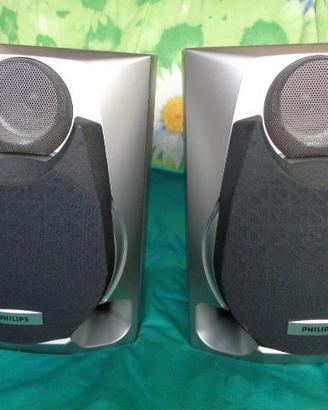2 casse Philips x impianti stereo casa permuto