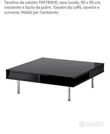 Tavolino basso ikea nero