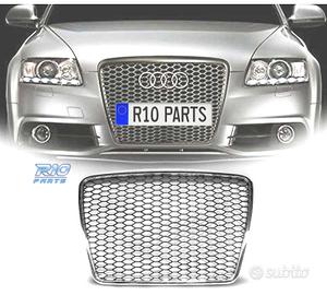 GRIGLIA PER AUDI A6 4F 08-11 LOOK RS6 COLORE ARGEN