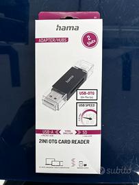 Lettore USB 2.0 SD/microSD, OTG