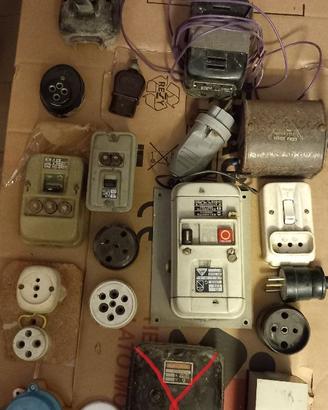 Materiale elettrico, valvole radio televisione