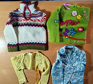 lotto 17 pezzi abbigliamento bambina da 2/4 anni