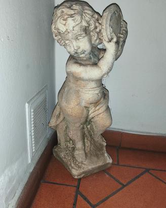 PUTTO in pietra _ decorazione da giardino 