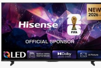 TV Hisense Qled 55 pollici 4k