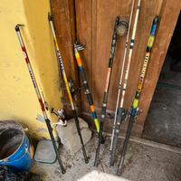 Canne da pesca  leggere, descrizione