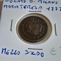 MONETA DA MEZZO SOLDO DUCATO MILANO 