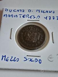 MONETA DA MEZZO SOLDO DUCATO MILANO 