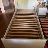 Letto singolo ikea  songesand completo di rete
