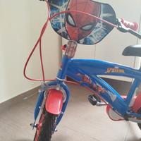 bicicletta spiderman 