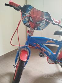 bicicletta spiderman 