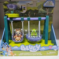 Bluey personaggio con playset giostra