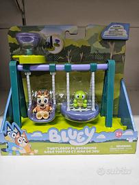 Bluey personaggio con playset giostra