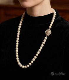 Collana perle vintage anni 50/60