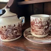 Tazza e zuccheriera silver series