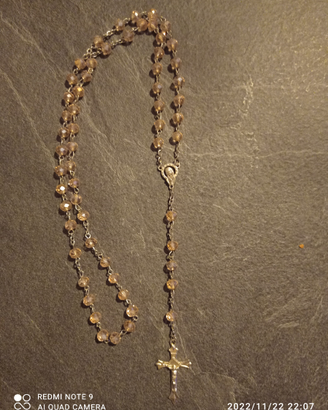Collana rosa rosario