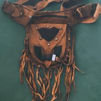 Marsupio laterale Marocco fatto a mano in pelle