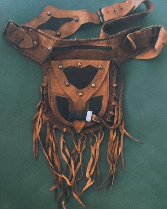 Marsupio laterale Marocco fatto a mano in pelle