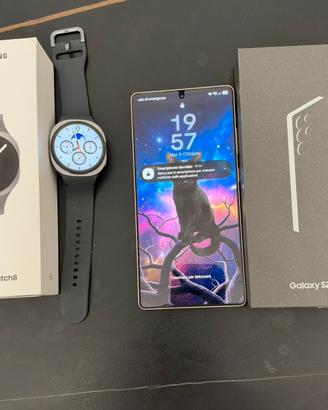 Samsung Galaxy S25 ultra 256GB Galaxy Watch 8 40mm