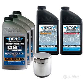 HarleyTwin Cam Kit Olio Sintetico e Filtro Cromato