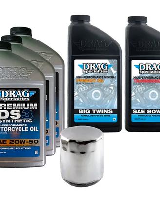HarleyTwin Cam Kit Olio Sintetico e Filtro Cromato
