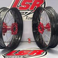COPPIA RUOTE  MOTARD  HONDA-CR-CRF-125-250-450