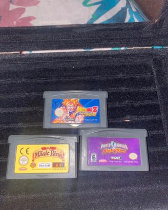 lotto 3 giochi game boy advance funzionanti
