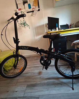 bicicletta pieghevole b fold 3 decathlon