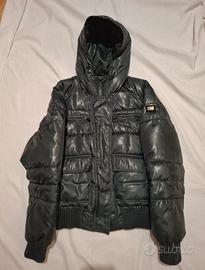 Piumino da donna Retrò Italia verde scuro