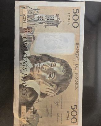 banconota 500 franchi