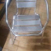 Sedia capri in alluminio