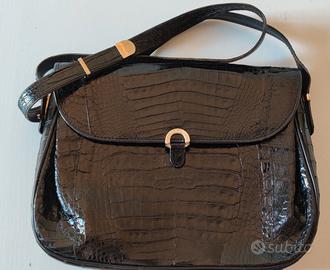 Borsa in coccodrillo SILVANO BIAGINI