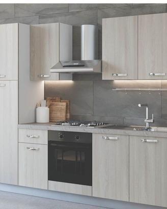 Cucina componibile 255 mt con elettrodomestici