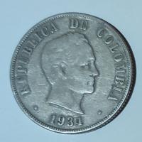 COLOMBIA 1934 centavos 50 