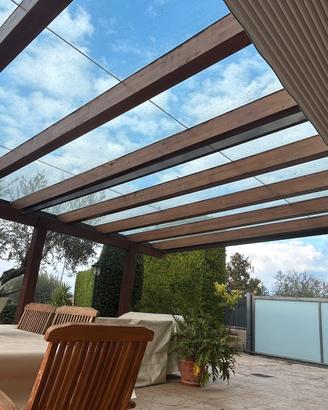 PERGOLA IN LEGNO FULL OPTIONAL!! Mis 611 x 522 cm