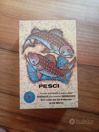 puzzle vintage zodiaco segno PESCI MB anni 70 125