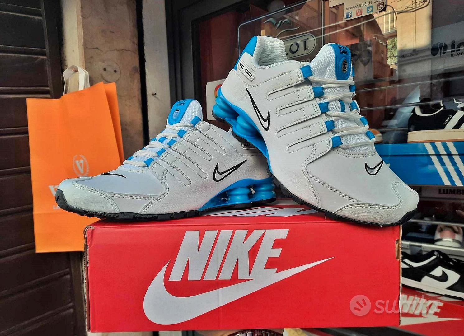 SCARPE UOMO NIKE SHOX NZ 2025 BIANCO AZZURRO Abbigliamento e Accessori In vendita a Enna