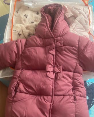 Lotto vest. invernali bimba 12-18 autunno/inverno