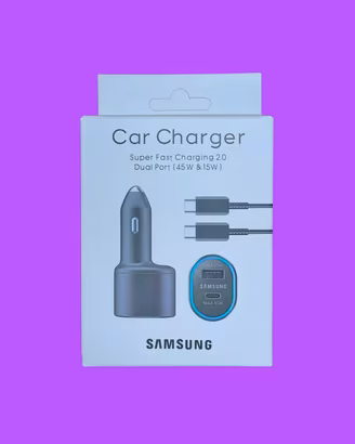 CARICABATTERIE ORIGINALE SAMSUNG DA AUTO 60W