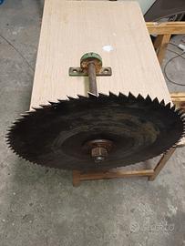 lama da 45 + albero da banco 