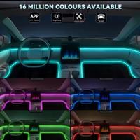 ambient light luci led auto telecomando app