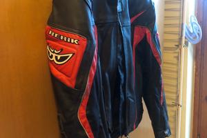 Giubotto moto  nuovo +pantaloni